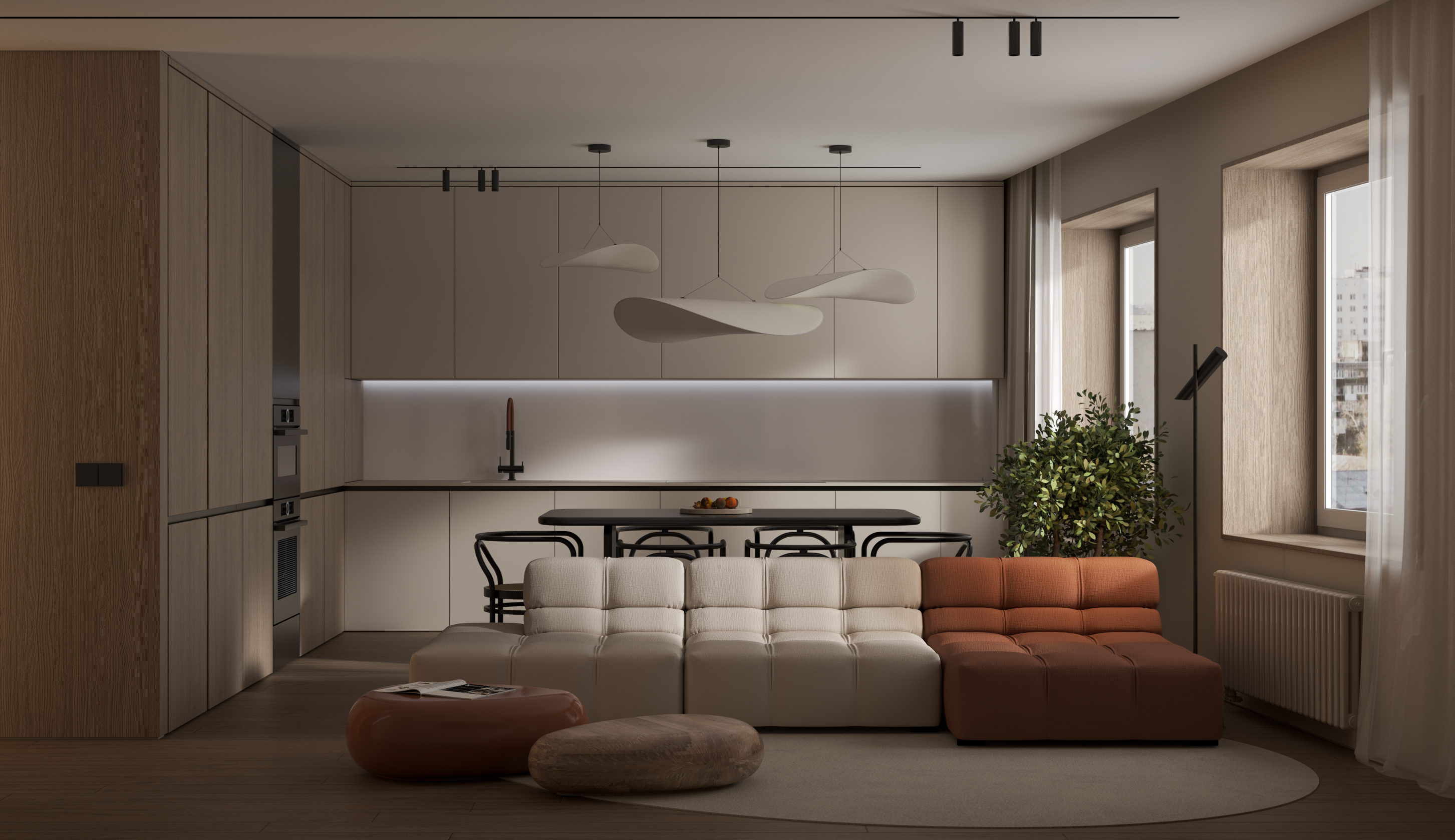 Квартира в ЖК «КОНДИ НОВА», 90 м²
